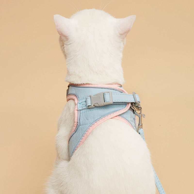 NexessPets® Luminous Cat Vest Harness and Leash Set